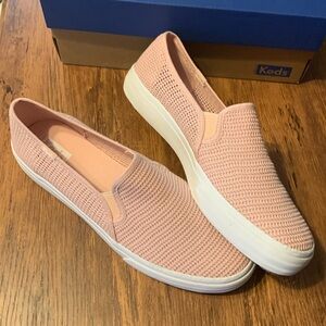 KEDS Double Decker Mesh pink women’s size 9 Slip-ons NIB (232)